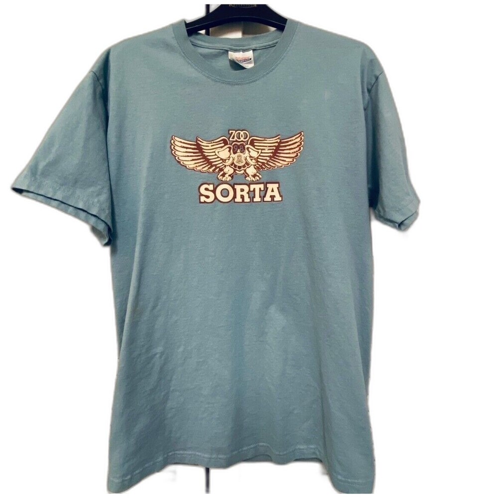 Vintage 1998 Sorta Band Winged Elephant T-Shirt Graphic Tee Size Medium